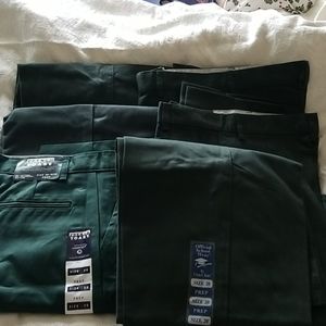 Boy's size 20 husky green school or work pants